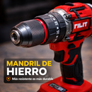 Kit Taladro y Atornillador Profesional Prime + REGALO: 2 Baterías de Repuesto y Kit de Brocas