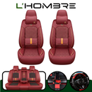 Cubre Auto Universal Axon en Cuero Legítimo con Airbag + REGALOS: Alfombra de Cuero y Funda de Volante